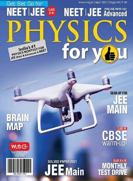 Physics For You – April 2021 Cover