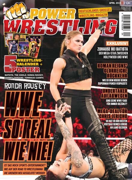 Power-Wrestling – April 2019 Cover