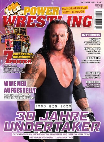 Power-Wrestling – Dezember 2020 Cover