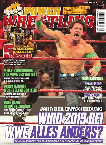 Power-Wrestling – Februar 2019 Cover