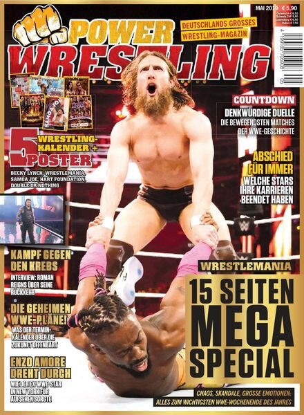 Power-Wrestling – Mai 2019 Cover