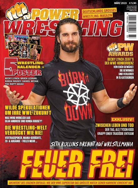 Power-Wrestling – Marz 2019 Cover