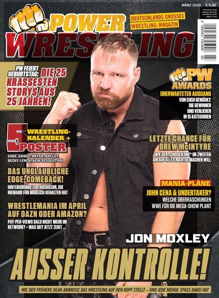 Power-Wrestling – Marz 2020 Cover