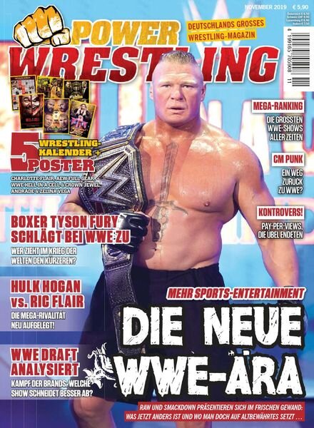 Power-Wrestling – November 2019 Cover