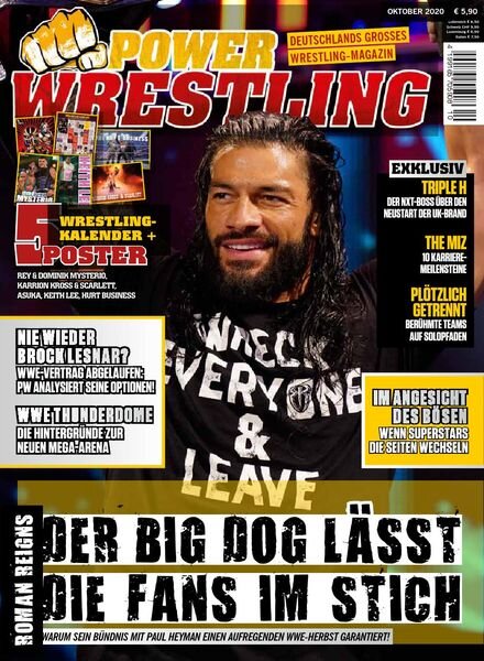 Power-Wrestling – Oktober 2020 Cover
