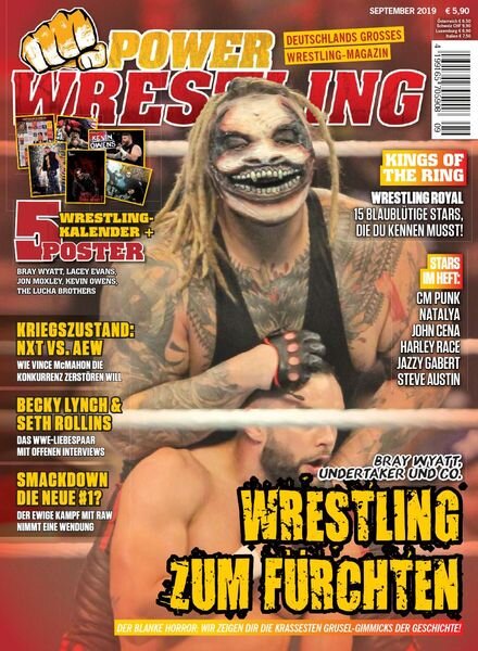Power-Wrestling – September 2019 Cover