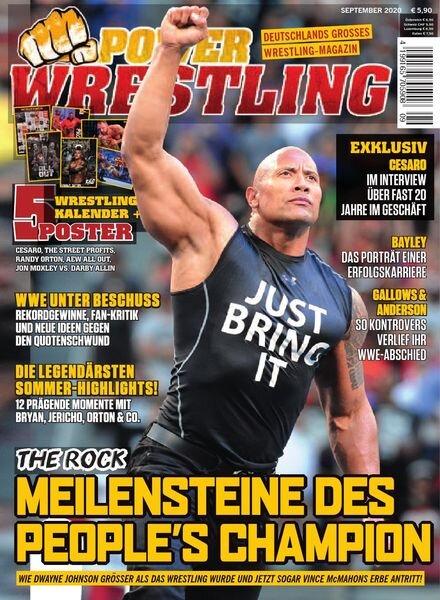Power-Wrestling – September 2020 Cover