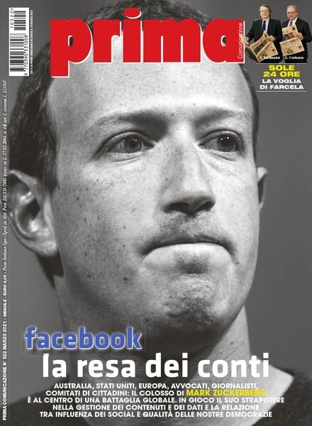 Prima Comunicazione – Marzo 2021 Cover