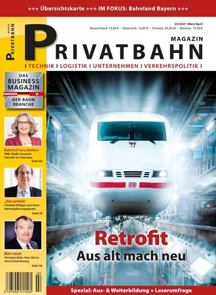 Privatbahn Magazin – Marz-April 2021 Cover