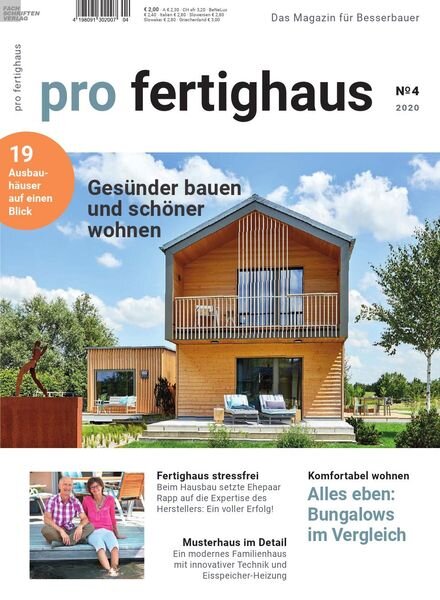 profertighaus – September 2020 Cover