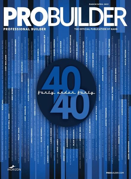 Professional Builder – March-April 2021 Cover