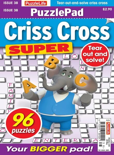 PuzzleLife PuzzlePad Criss Cross Super – 22 April 2021 Cover