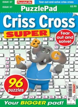 PuzzleLife PuzzlePad Criss Cross Super – 25 March 2021