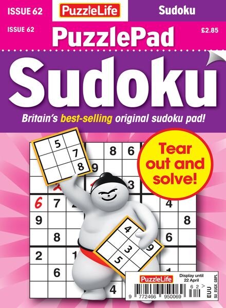 PuzzleLife PuzzlePad Sudoku – 25 March 2021 Cover