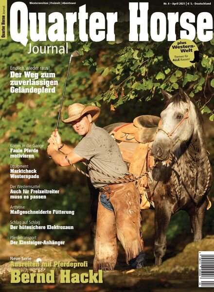 Quarter Horse Journal – 25 Marz 2021 Cover
