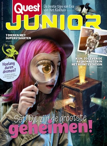 Quest Junior – april 2021 Cover