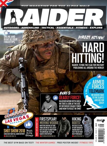 Raider – February 2018 Cover