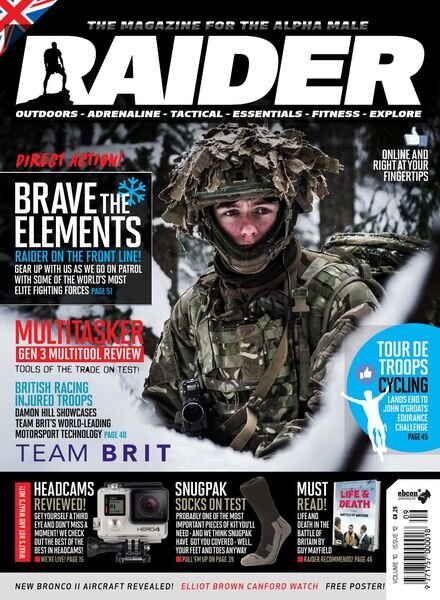 Raider – March 2018 Cover