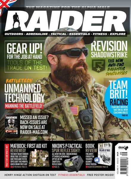 Raider – May 2018 Cover