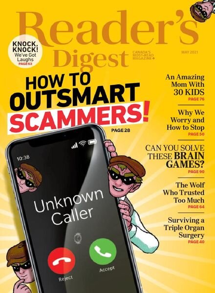Reader’s Digest Canada – May 2021 Cover