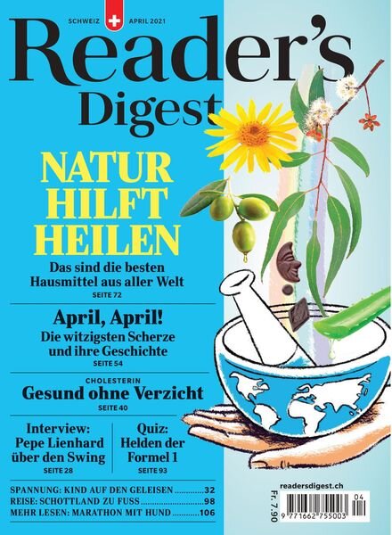 Reader’s Digest Schweiz – 29 Marz 2021 Cover