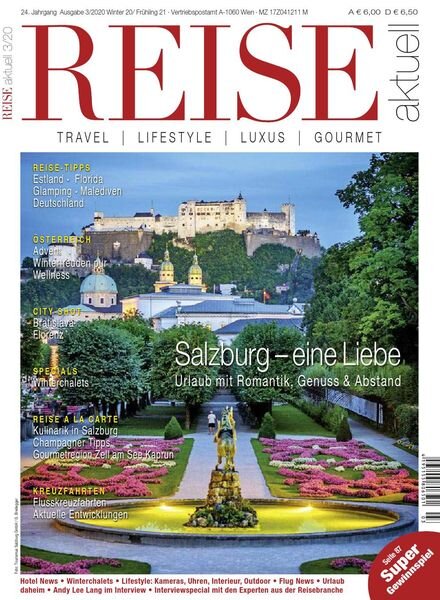 Reise-Aktuell – November 2020 Cover