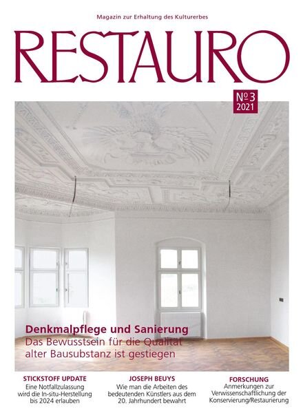 Restauro – Mai 2021 Cover