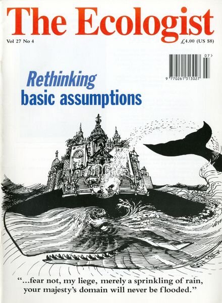 Resurgence & Ecologist – Ecologist, Vol 27 N 4 – July-August 1997 Cover