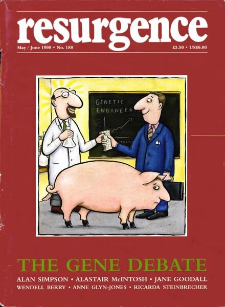 Resurgence & Ecologist – Resurgence, 188 – May-June 1998 Cover