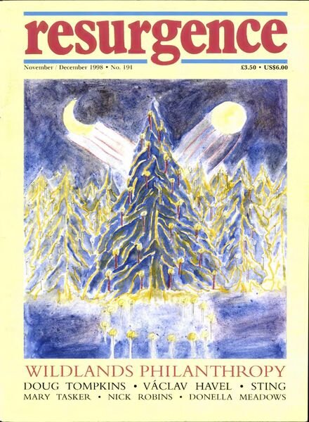 Resurgence & Ecologist – Resurgence, 191 – November – December 1998 Cover