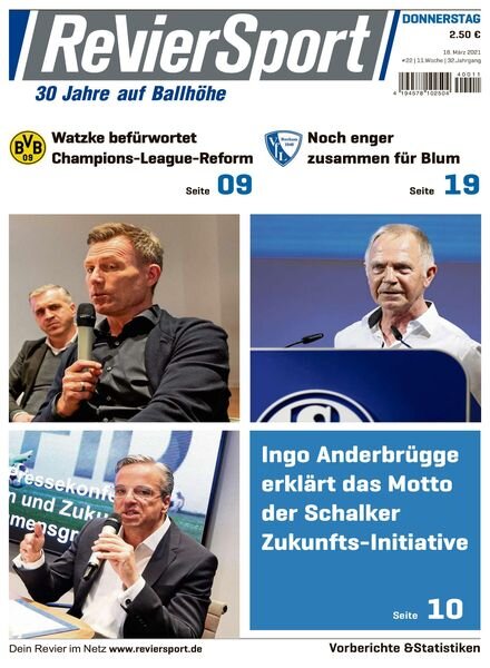 RevierSport – 18 Marz 2021 Cover