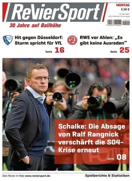 RevierSport – 22 Marz 2021 Cover