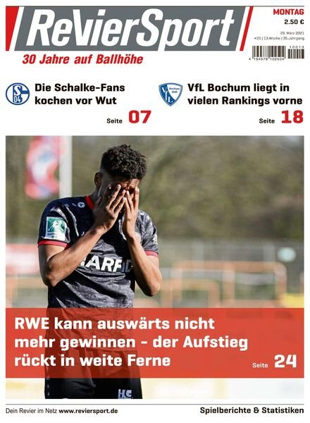 RevierSport – 29 Marz 2021 Cover