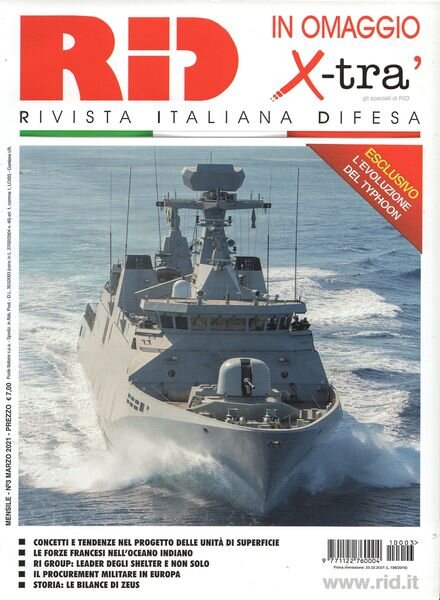 Rivista Italiana Difesa – Marzo 2021 Cover