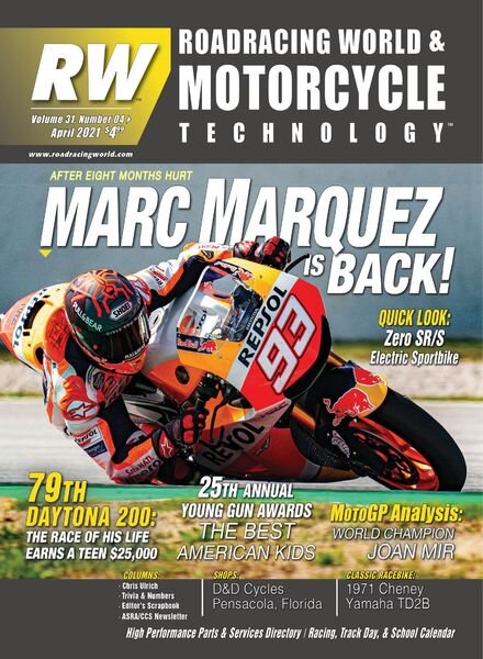 Roadracing World – March 2021 Cover