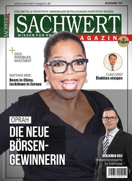 Sachwert Magazin – Marz 2021 Cover