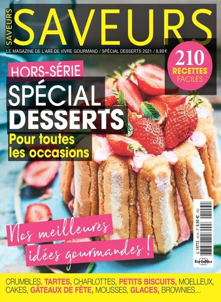 Saveurs – Hors-Serie N 43 – Special Desserts 2021 Cover