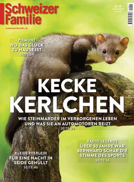 Schweizer Familie – 15 April 2021 Cover
