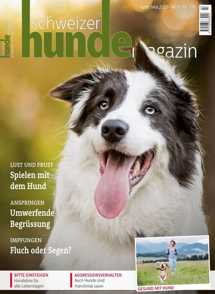 Schweizer Hunde Magazin – 25 Marz 2021 Cover