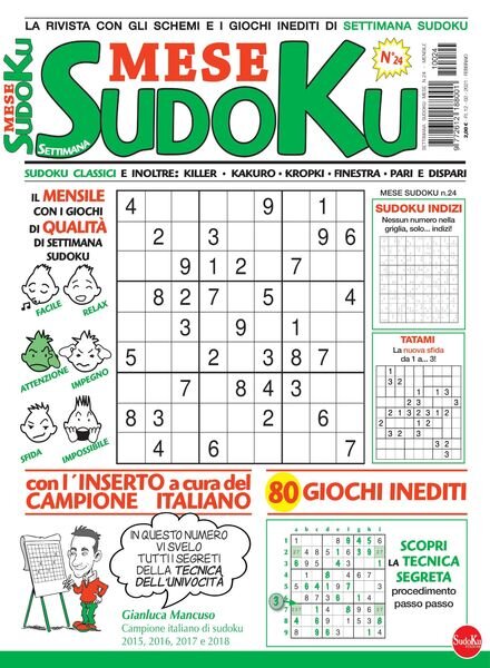 Settimana Sudoku Mese – 12 febbraio 2021 Cover