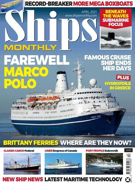 Ships Monthly – April 2021 Cover