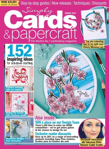 Simply Cards & Papercraft – Issue 215 – March 2021 Cover