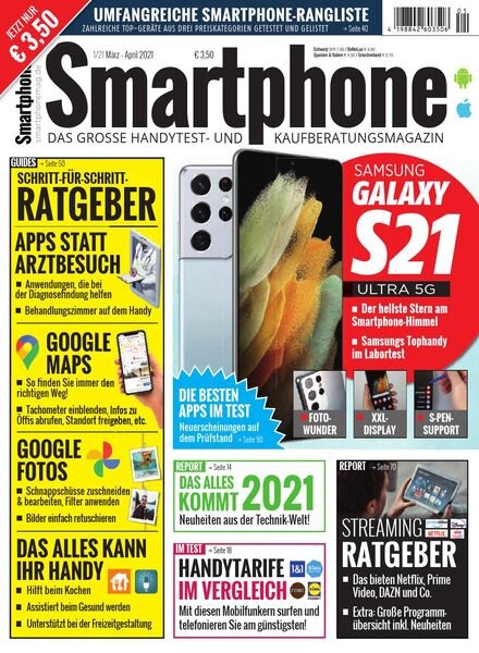 Smartphone Magazin – Januar 2021 Cover
