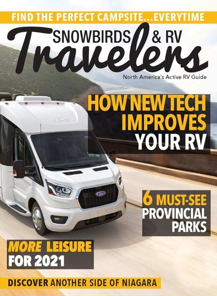Snowbirds & RV Travelers – April-May 2021 Cover