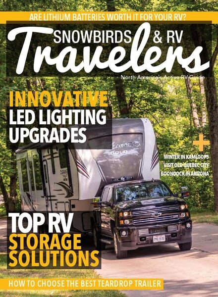 Snowbirds & RV Travelers – December 2020 – January 2021 Cover