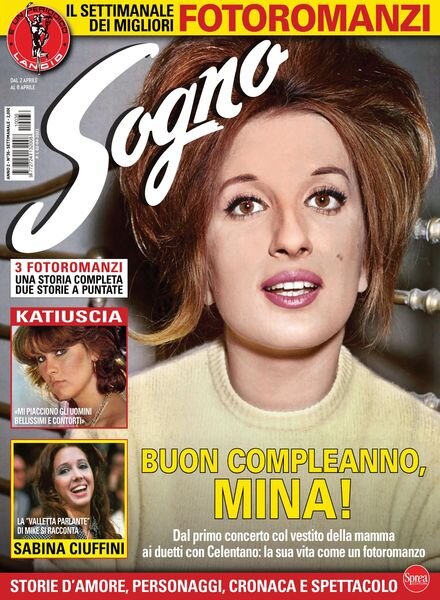 Sogno – 02 aprile 2021 Cover