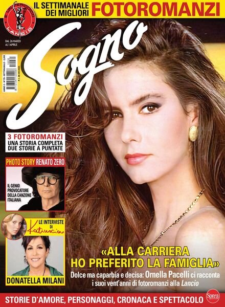 Sogno – 26 marzo 2021 Cover
