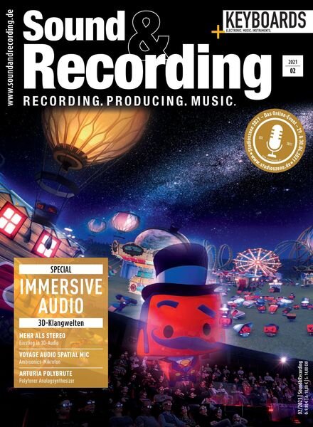 Sound & Recording – 09 April 2021 Cover
