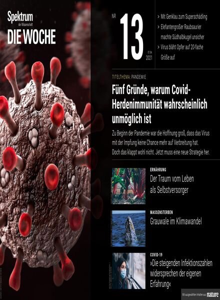 Spektrum Die Woche – 02 April 2021 Cover