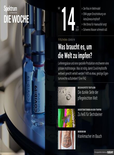 Spektrum Die Woche – 09 April 2021 Cover